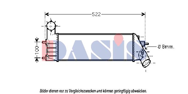 AKS DASIS Kompressoriõhu radiaator 167002N
